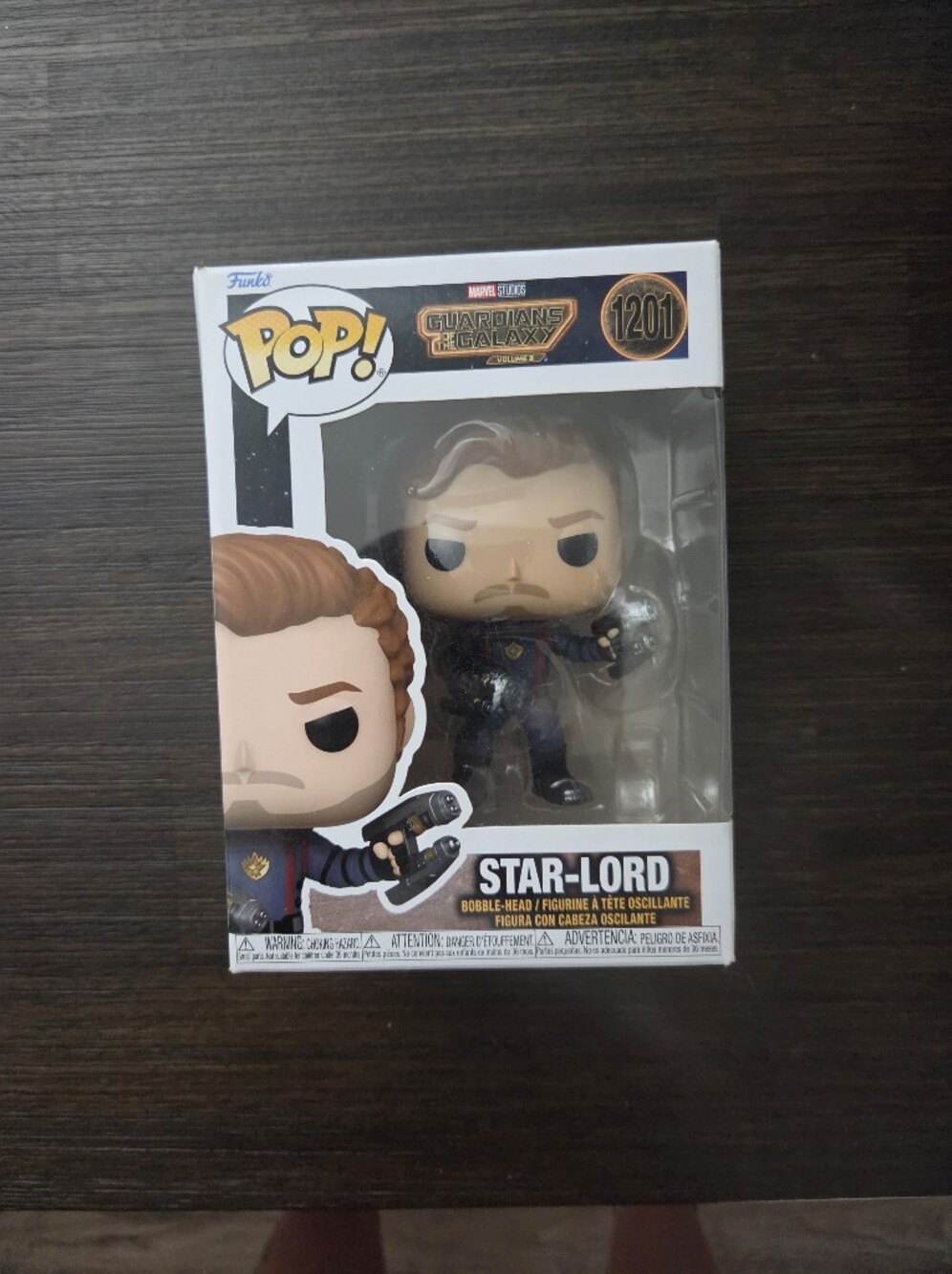Funko POP! Star-Lord #1201 - Blue Jacket, Brown Hair